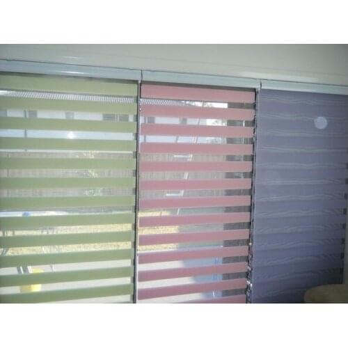 Popular zebra blinds/double-layer roller blinds/ready made curtain/curtain fabric curtain window curtain