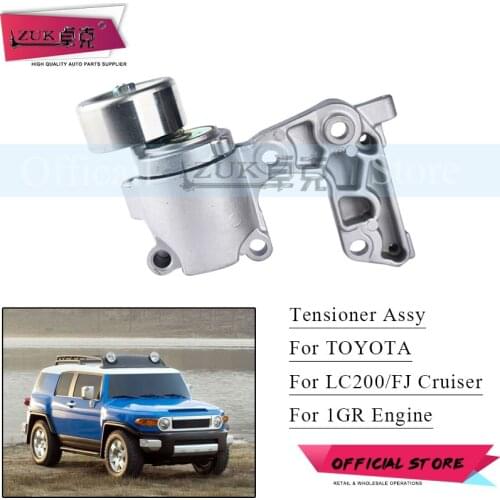 ZUK 1GR Engine Belt Tensioner Pulley Assy For Toyota LAND CRUISER 200 PRADO 4RUNNER FORTUNER FJ CRUISER HILUX 16620-31012