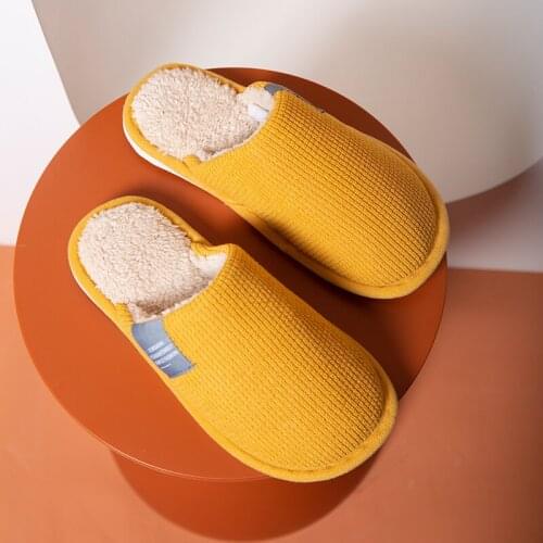 TYDZSMT Slippers Women Winter Women Furry Slippers Soft Plush Indoor Ladies Platform Sandalias Round Toe Fluffy House Slides