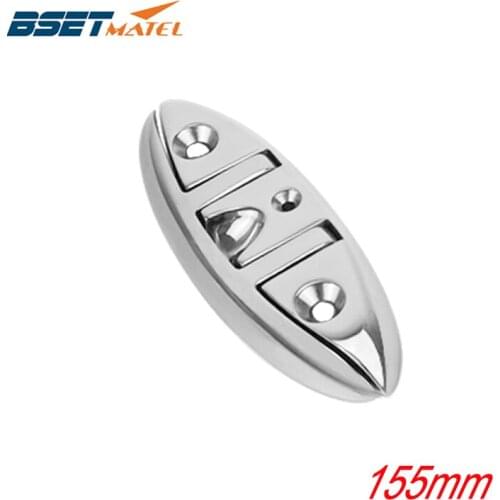 6 Inch Stainless Steel 316 Boat Flip Up Folding Pull Up Cleat Dock Deck marine hardware Line Rope mooring Cleat accessorie
