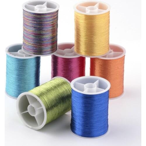 Random Color Mixing Gold Thread DIY Color Handmade Metal Wire Beaded Jewelry Accessories elastic for bracelet making