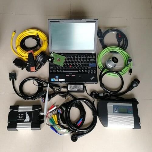 V12/2020 MB Star C4 HDD ICOM NEXT with Used car Auto diagnostic Laptop X201 I7 CPU 8g software 2in1 super Best quality