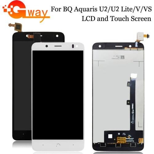 5.2" For BQ Aquaris U2 LCD Display+Touch Screen Digitizer for BQ U2 Lite LCD With Frame For BQ Aquaris V/VS LCD +Tools