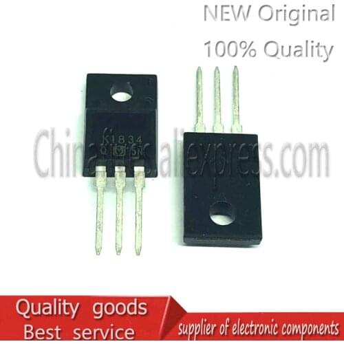 10pcs/lot K1834 2SK1834 New Spot TO-220F 800V 2A