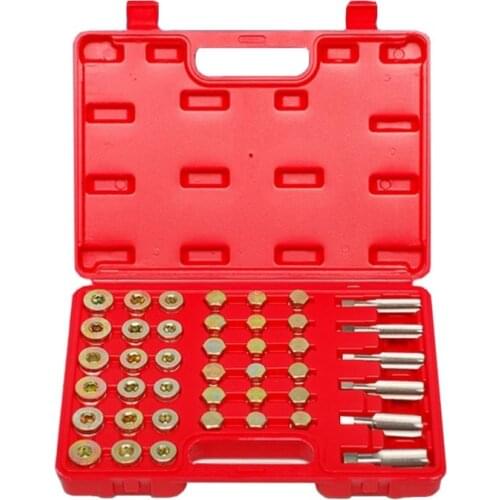 114 Pcs Oil Sump Screw Thread Repair Tool Kit car universal magnetic Oil drain plug