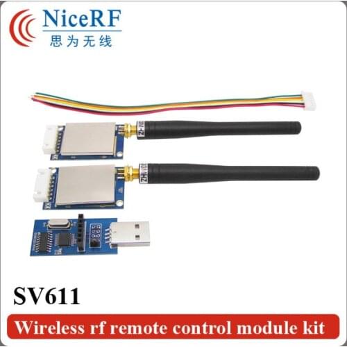 2pcs/lot SV611 470MHz RS485 Interface 100mW Industrial class & highly-integrated RF transceiver module