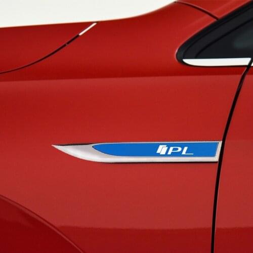 2PCS 3D Metal Emblem Badge Car Body Side Decoration Sticker For Infiniti G37 Q45 Q50 Q60 Q70 QX30 QX50 QX55 QX56 QX60 QX70 QX80