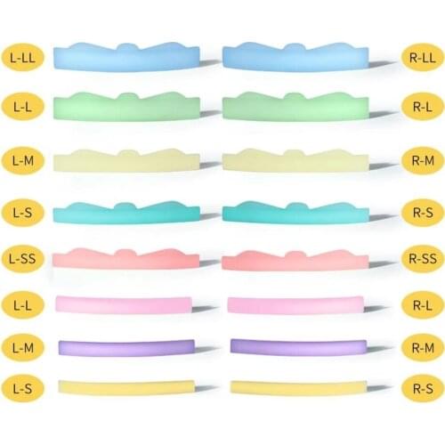 8 Pairs Eyelash Perming Pad Silicone Eyelashes Perming Curler Reusable Lash Lift Shield Pads For Perfect Lasting Eyelash Lifting