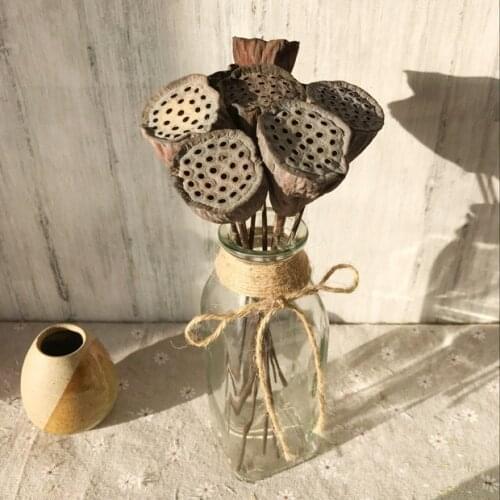 8 pcs,Natural Lotus seedpod Bouquet Dried Flower Decorative Garden Living Room Decor,Flower arrangement decorations, Photo Props