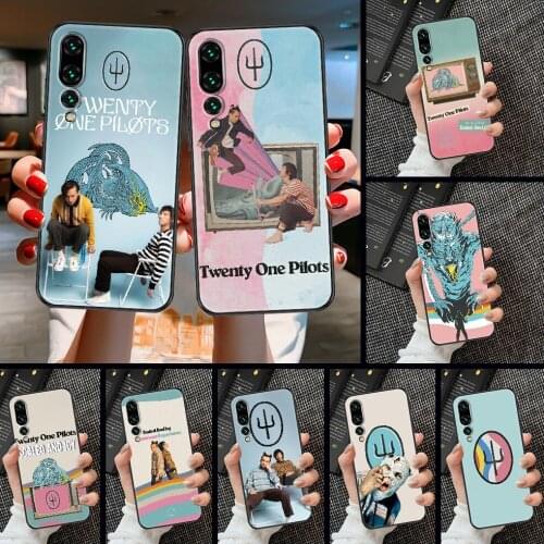 Scaled And Icy Twenty One Pilots Phone case For Huawei P Mate P10 P20 P30 P40 10 20 Smart Z Pro Lite 2019 black luxury coque