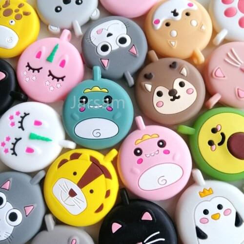 For AirTag Case Locator Cute Cartoon Dog Soft Silicone Case For AirTags Cover Tracker Dog Locator Keychain