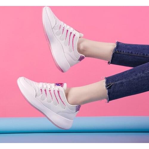 Shoes women sneakers 2019 spring fashion light breathable mesh shoes woman fast delivery women casual shoes women flat shoes