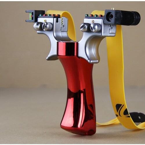 High Power Slingshot Catapult Laser Aiming Slingshot Equipped With Level Instrument For Outdoor Sports Hunting Using