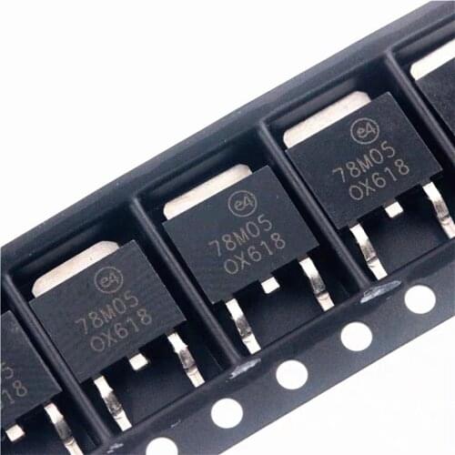 20PCS/Lot New 78M05 SMD 7805 three-terminal voltage regulator L78M05CDT TO252 5V 0.5A