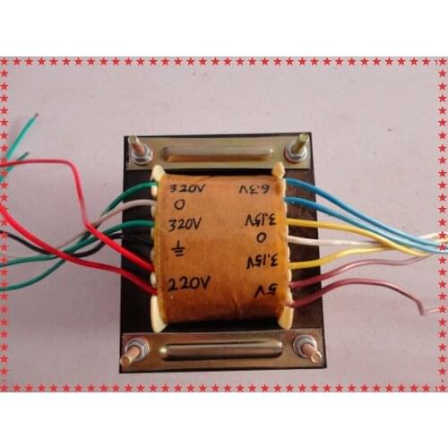 150W Single-ended vacuum tube audio power amplifier transformer 320VX2 6.3VX1 5VX1 3.15VX2 DIY vacuum tube audio amplifier