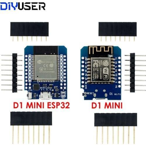 D1 Mini ESP32 ESP-32 WiFi+Bluetooth Internet of Things Development Board based ESP8266 Fully Functional
