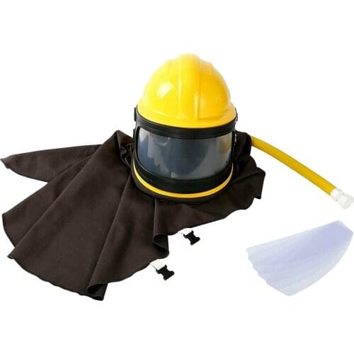 Industrial Sand Blasting Hood Anti-dust Anti Wind Anti Impact Large View for