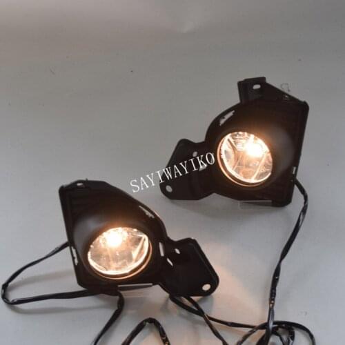 Fog Lamp Assembly for TOYOTA HIACE 2014 ABS Plastic 4300K 12V 55W Yellow Color Halogen Lamp Driving Lamps Fog Lights Styling