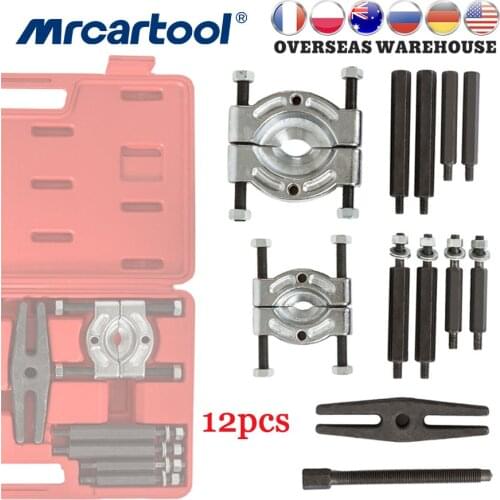 MR CARTOOL 12 PCS Double Disc Puller Disassembly Tool Set Gearbox Steering Wheel Separator 706 Bearing Splitter Removal Tools