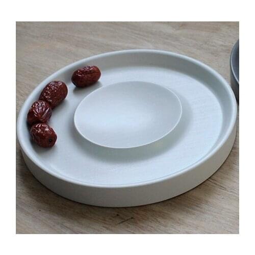 Silicone molds Cement art jewelry plate mold concrete decorative mold DIY dish Craft Tool