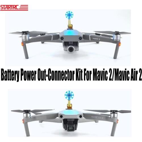 STARTRC Battery Power Out-Connector Expansion Accessories With LED Light With XT60 Plug Kit For DJI Mavic 2/Mavic Air 2 Drone