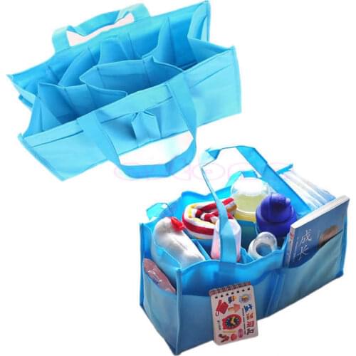 Outdoor Travel Portable Diaper Baby Nappy Divider Storage Organizer Bag Handbag F3ME