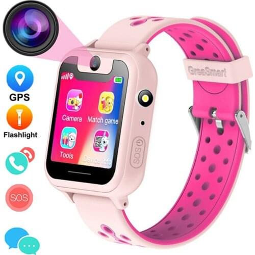S6 Kids Smart watch LBS Smartwatches Baby Watch Children SOS Call Location Finder Locator Tracker Anti Lost Monitor Kids Gift