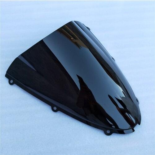 For Kawasaki ZX6R 6R 636 05-06-07-08 2008 Motorcycle Bubble Windshield Wind Deflectore Windscreen Modification Accessories Black