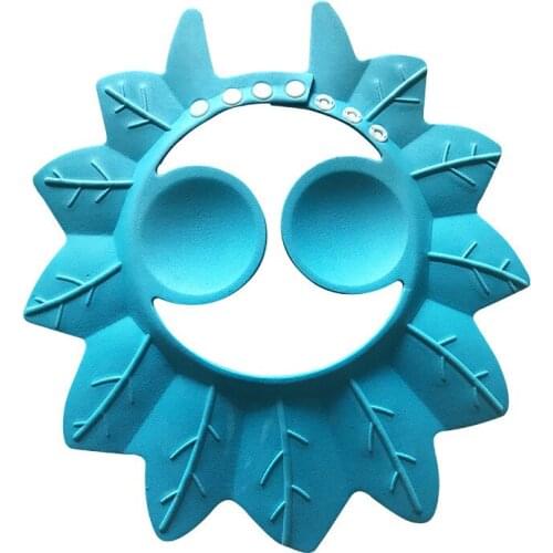 Explosion Models Selling Children Maple Shower Cap Baby Shampoo Cap Baby Shampoo Cap Waterproof Cap Adjustable Baby Shower Cap