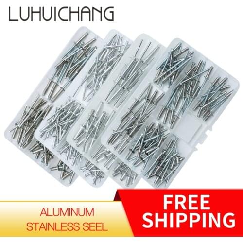 Blind Rivets Metric Pop Riveter Drill Pin Aluminum /Stainless Seel / Nail Decoration Pop Rivets For Furniture Assortment Kit