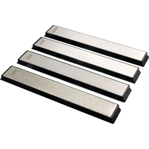240 400 600 1000 Grain Diamond Sharpening Angle Grindstone Sharpening Professional Sharpener Tool Bar 4 Pack