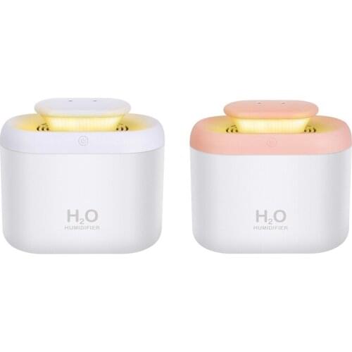 3.3L Double Spray Air Humidifier Portable Humidifier with Night Light USB Aroma Diffuser Mist Maker for Home Car