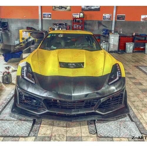 Z-ART ZR1 body kit for Corvette C7 ZR1 front bumper for Corvette C7 retrofit body kit for Corvette C7 2014-2019