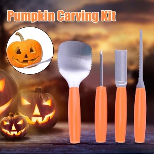 Halloween Durbale Pumpkin Carving Kit Cutting Supplies Tools Lantern Carving Set for DIY Woodworking Hand Craft фрезы по дереву