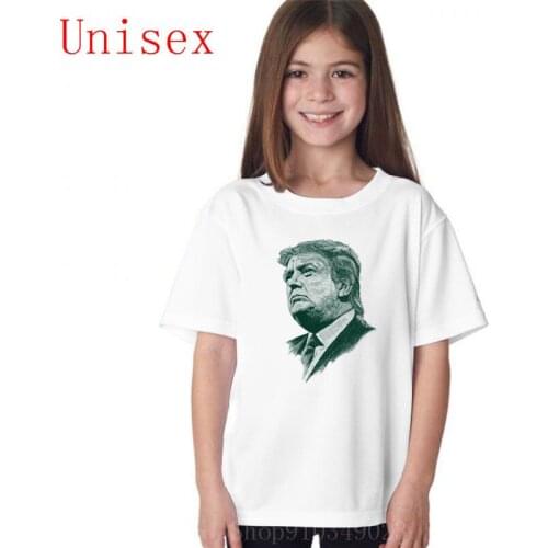 Donald john trump kids clothes t shirt boys kids clothing kids clothes boys tops for girls high quality