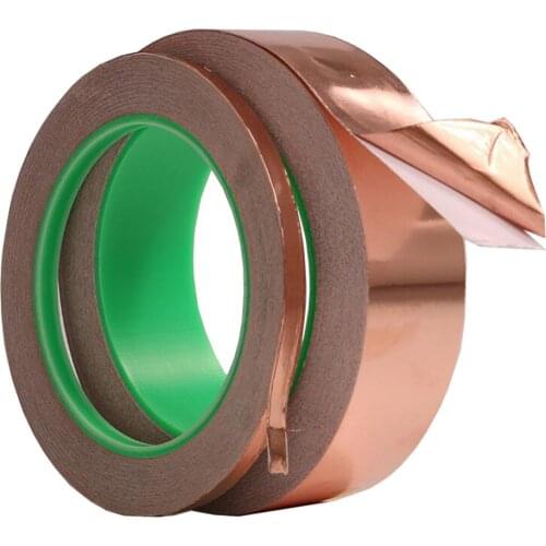 Double-sided Copper Foil Tape Pure Copper Double-sided Conductive Copper Foil Tape Conductive Tape Shielding Tape