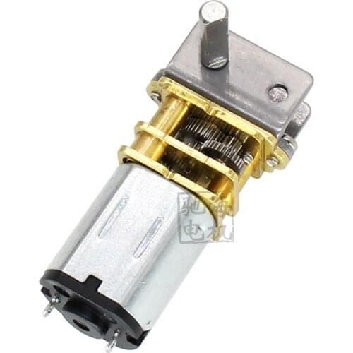 GW12N20 Worm Gear Reducer DC Motor Self-locking DC 3V 6V 12V DIY Smart