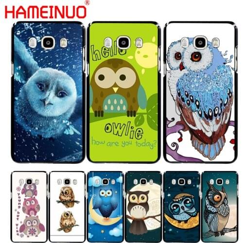 HAMEINUO Cute Owls Cartoon Animal cover phone case for Samsung Galaxy J1 J2 J3 J5 J7 MINI ACE 2016 2015
