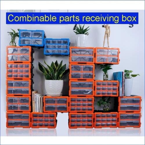 Lego Block box Classification box Many grid Draw-out type Parts box Parts ark The toolkit box tool case toolbox high quality