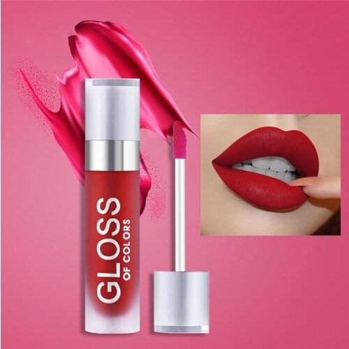 Matte Lipstick Liquid Waterproof Long Lasting Shimmer Glitter Mermaid Lip Gloss Tint Tube Makeup Cosmetics T0785