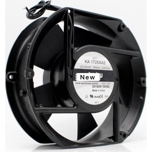 NEW KA1725XA2 AC220V 0.28A/0.24A metal Fan leaf waterproof high temperature resistance cooling fan