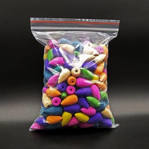 N 100g/250g/500g/1kg Tower Smoke Incense Tibetan Sandalwood Bullet Incense Cones Natural Reflux Backflow Aroma Beads for Burner