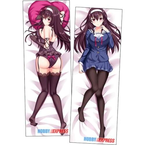 Hobby Express Utaha Saekano Anime Dakimakura Japanese Otaku Waifu Hugging Body Pillow Cover ZMZ00139