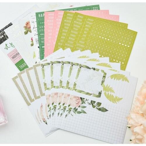 KSCRAFT New Planner Stickers for Scrapbooking DIY Projects/Photo Album/Card Making Crafts