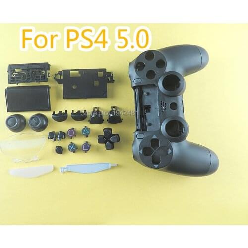 Plastic Hard Shell For PS4 Playstation 4 5.0 Version JSD 050 JDM 050 JDS 055 Controller Housing Cover Protective Shell Skin Case