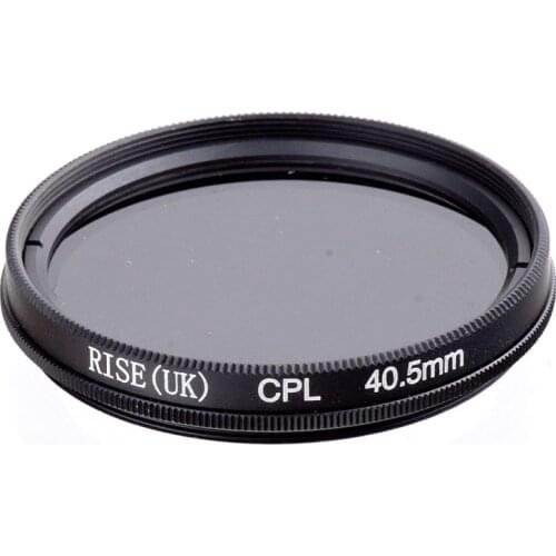 RISE(UK) 40.5mm Circular Polarizing CPL C-PL Filter Lens 40.5mm For Canon NIKON Sony Olympus Camera
