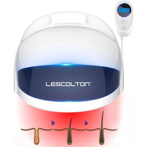 Lescolton LLLT Hair Regrowth Laser Helmet Anti Hair Loss Treatment Hair Growth Cap Promote Hair Fast Regrow Laser Therapy Device