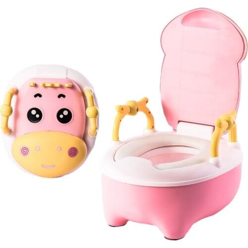 Toilet Seat for Baby Boy Girl Cartoon Childrens Pot PVC Portable Toilet for Kids Pot Training Potty Travel Pots for Children