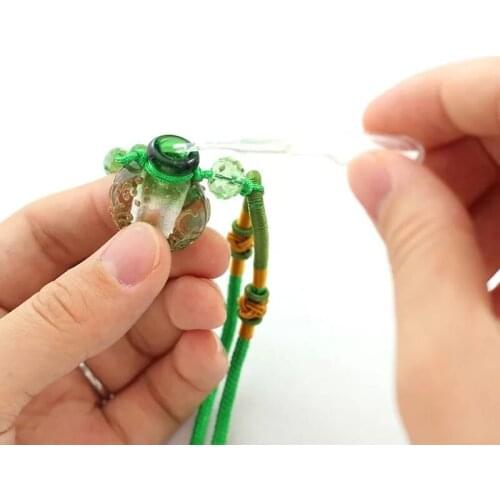 1pcs 7 Color Glass Perfume Oil Necklace Colorful Ball, Aroma vial jewelry, Aroma necklace pendant diy Essential oil bottle gifts