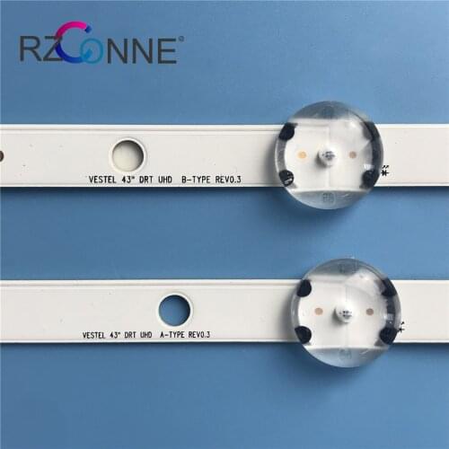LED Backlight strip lamp For VESTEL 43" DRT UHD A/B-TYPE REV0.3 LED43292UHDFVP VES430QNDL-2D-U11 LT-43C870 43C862 43U6663DB
